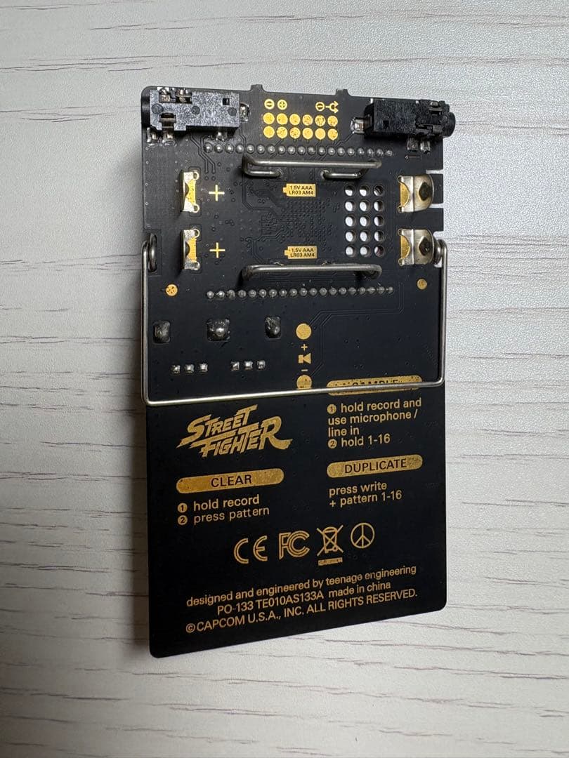 Samplers Teenage Engineering Po-133 Streetfighter