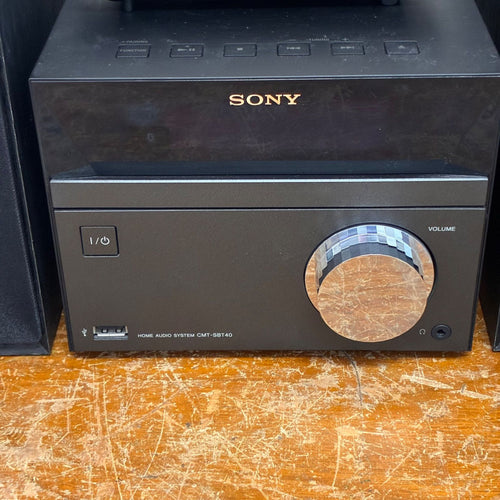 Sony Cd Md Cassette Deck Cmt-Sbt40