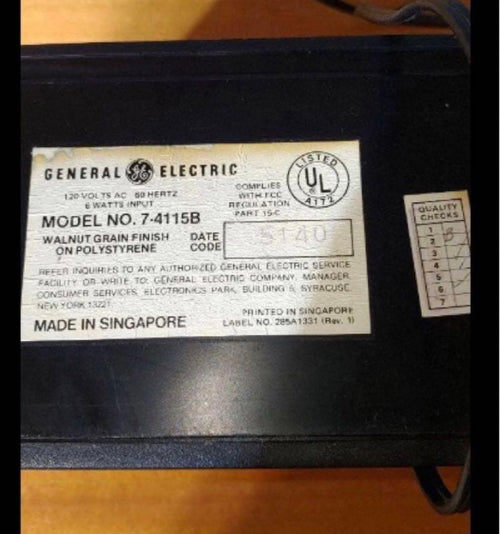 Radios Radio Cassette Players General Electric