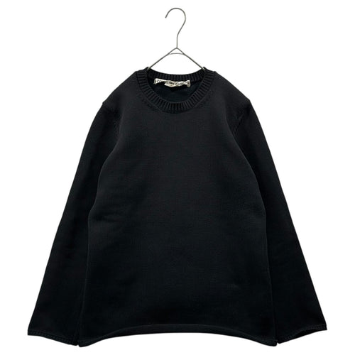 Comme Des Garcons Long Sleeve 21Aw Back Open Crew Neck Poly/Cotton Knit Gh-N004