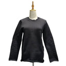 Comme Des Garcons Long Sleeve 21Aw Back Open Crew Neck Poly/Cotton Knit Gh-N004