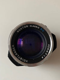Voigtlander Prime Lenses Nokton Classic F1.4