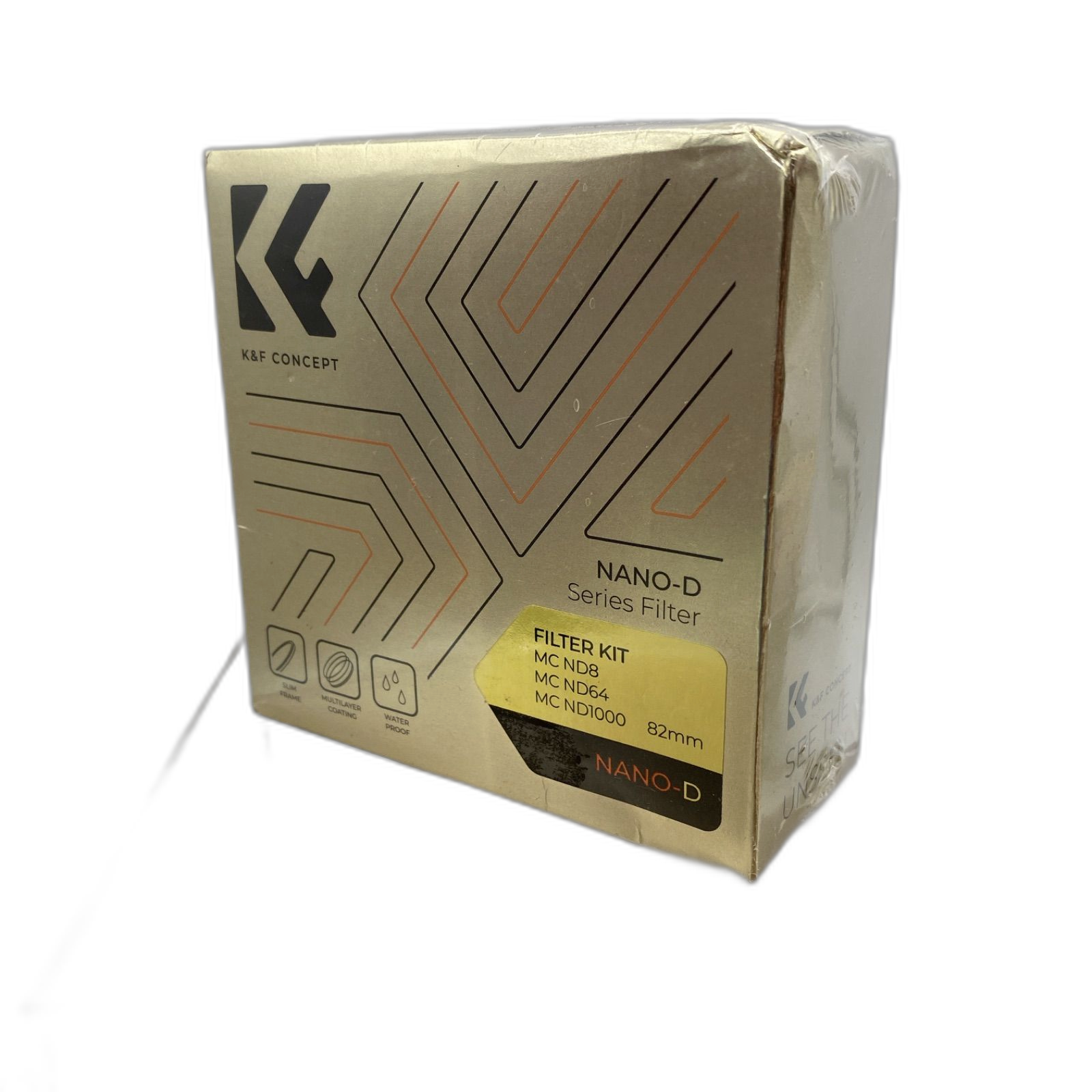 Nd Filter G-0223 K&F Concept Nano-D Filterkit 82 Mc Nd8 Nd64 Nd1000