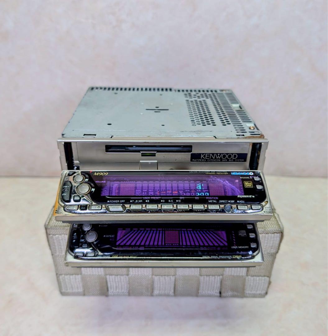Decks, Players Changers Kenwood 1Din+1Din Cd/Md M909/D909