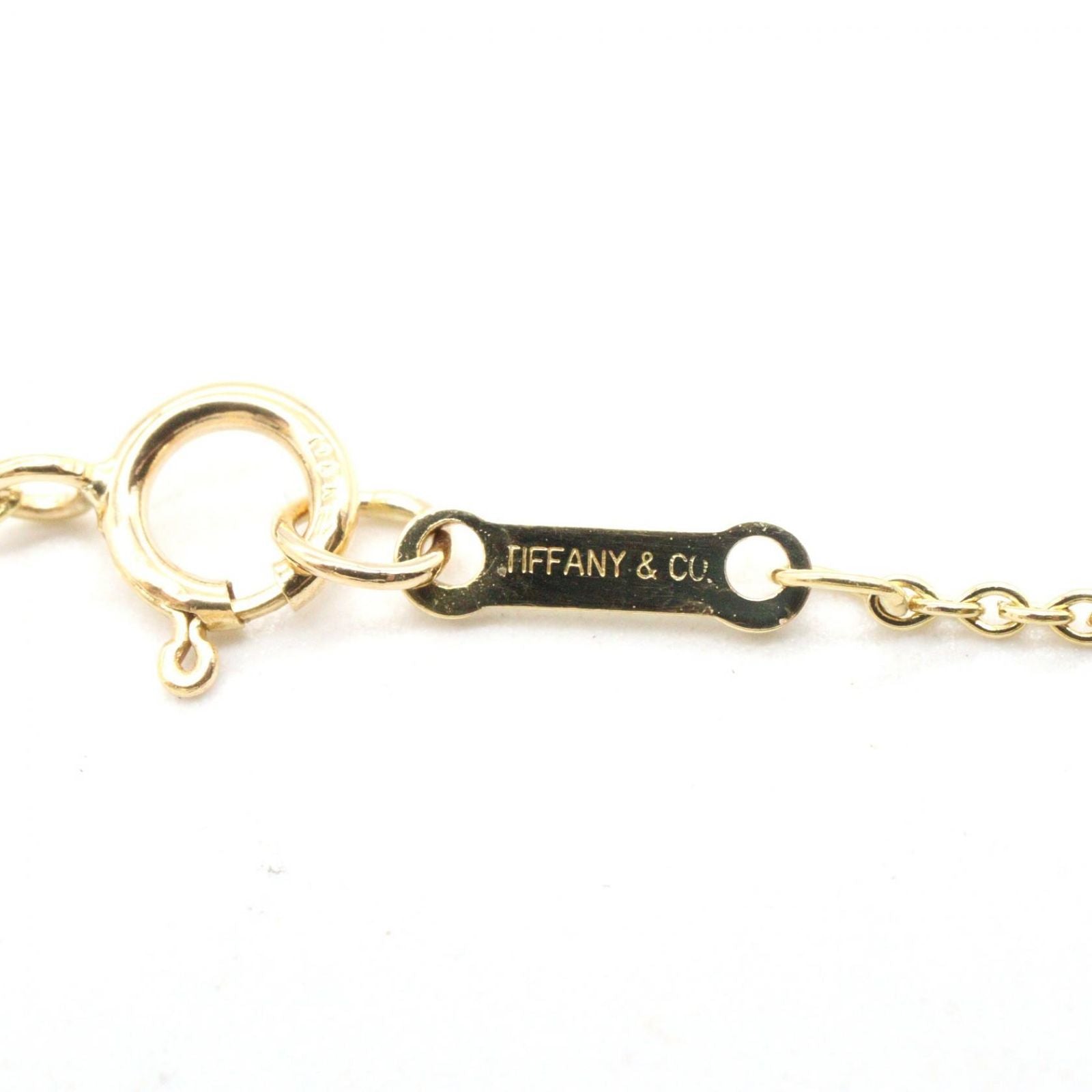 Tiffany Necklace Co K18 Used A