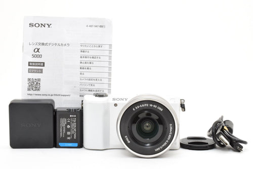 Sony Mirrorless Interchangeable Lips 5549 5000 E Pz 16-50Mm F3.5-5.6 Oss
