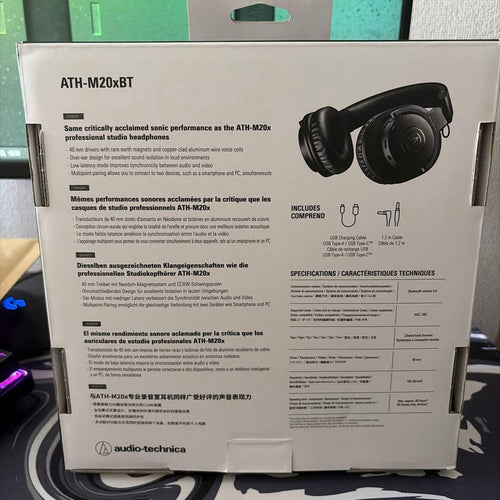 Audio Technica Wireless Headphones Audio-Technica Ath-M20Xbt
