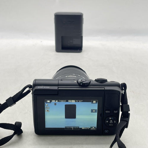 Canon Mirrorless Interchangeable Lips Eos M100 Ef-M15-45 Is Stm