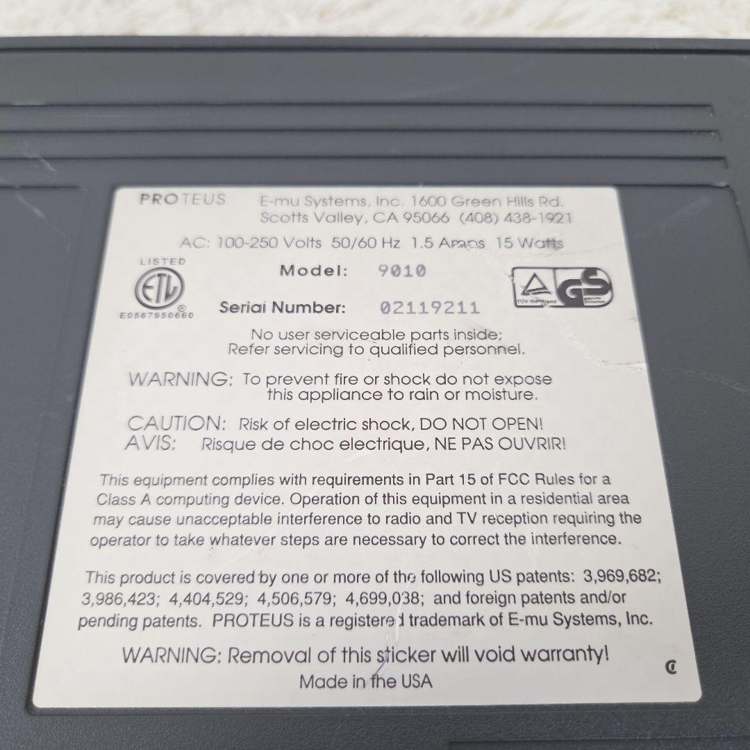 Hardware Instruments E-Mu Systems Proteus/1 Model 9010