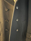 Blue Work Peacort Wool Coat
