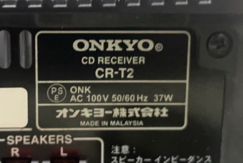 Onkyo Mini Component Systems Cd Cr-T2