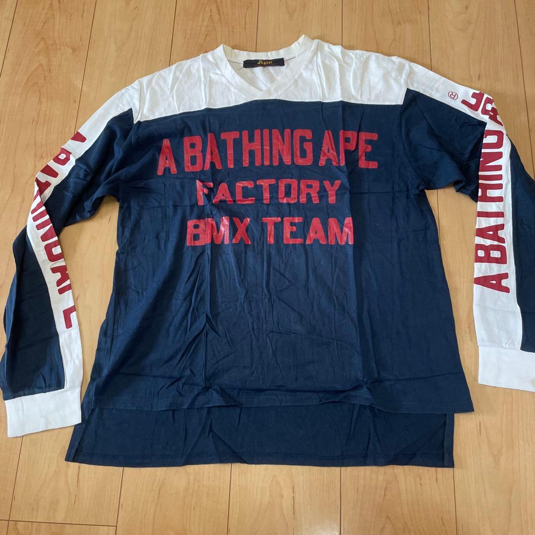A Bathing Ape Medium/Long-Sleeve T-Shirts Bmx Team