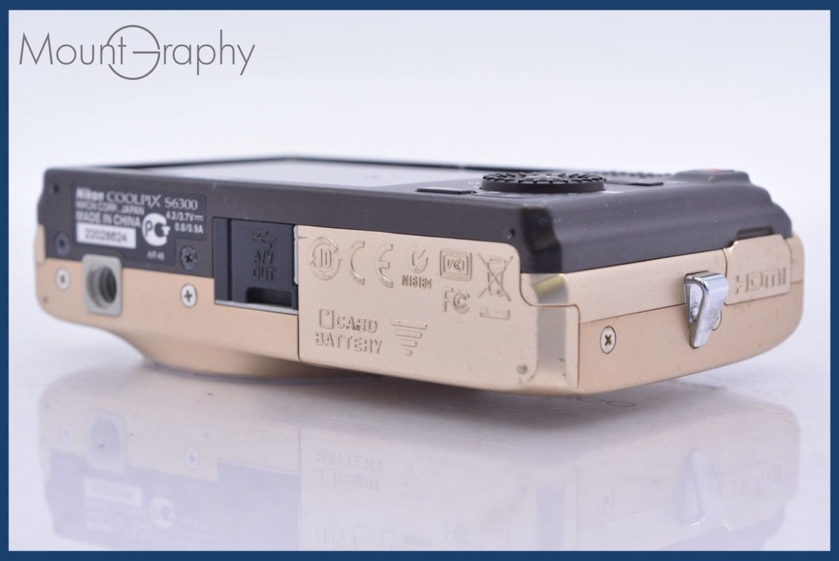 Compact Digital Camera Nikon Coolpix S6300 10X #Yk6538