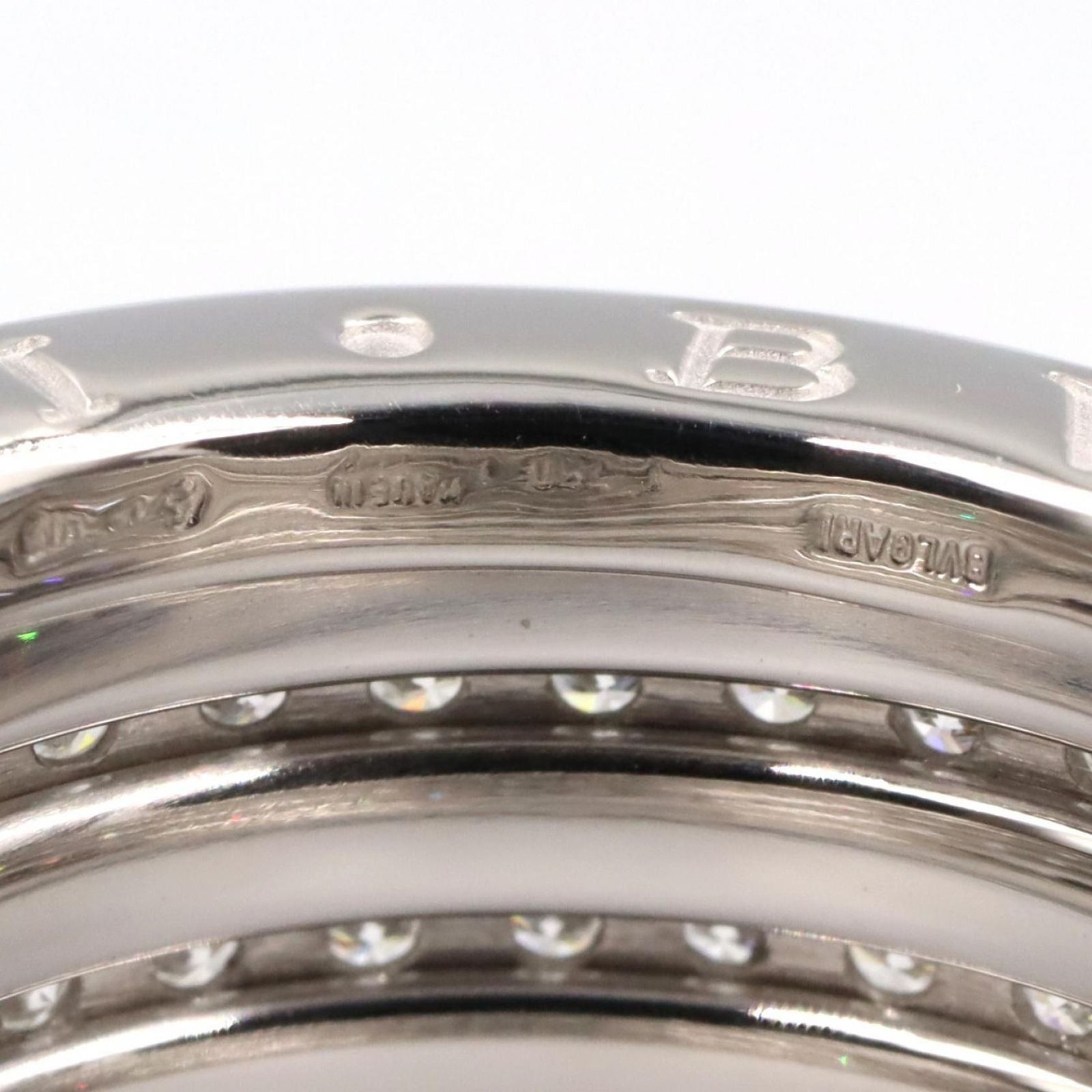 Bvlgari Ring B-Zero1 3 K18Wg