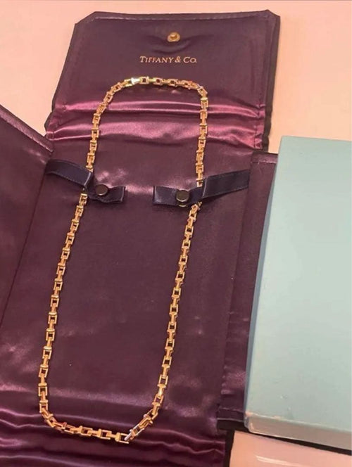 Tiffany Necklaces T Au750 Yg 18K