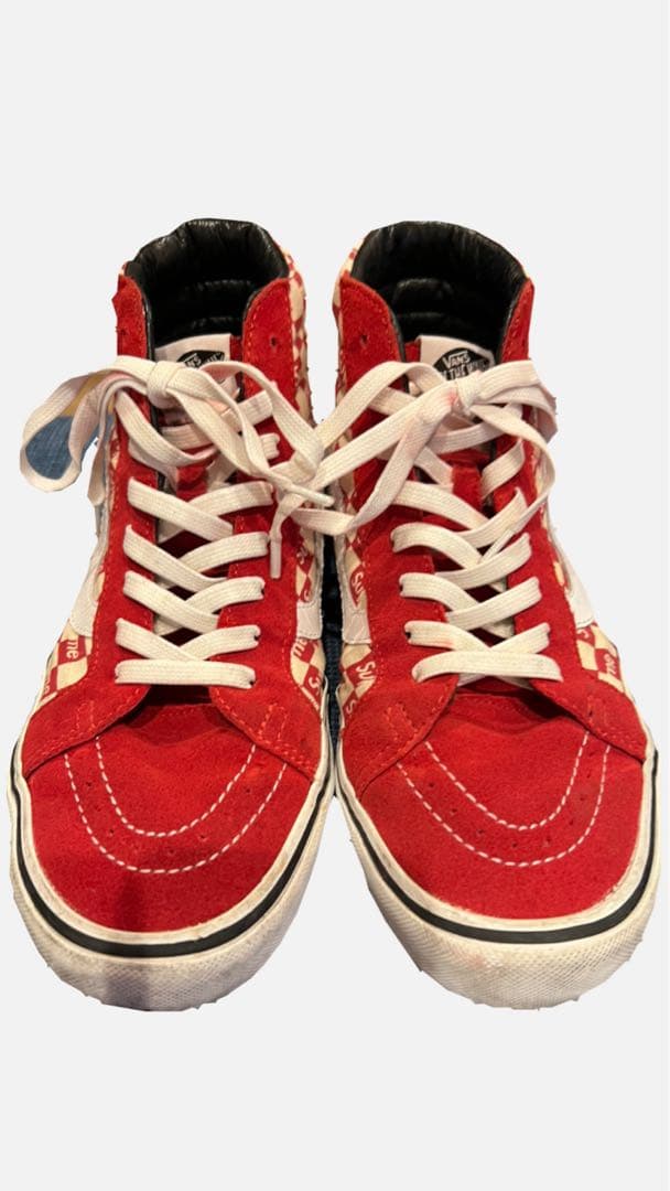 Supreme Sneakers Vans Sk8-Hi Reissue Pro Red 9.5 White