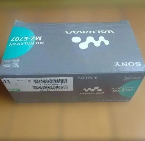 Sony Portable Md Player Mz-E707