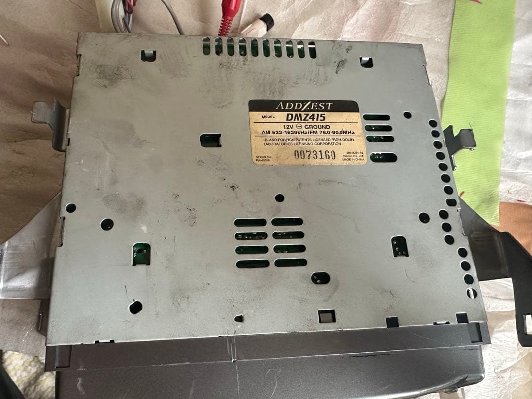 Clarion Deck Player Changer Addzest Dmz415 Head Unit