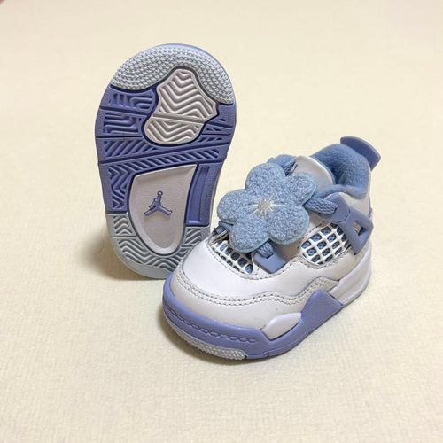Nike Other Jordan 4 Retro Td Forget Me Not White Aluminum Blue Tint