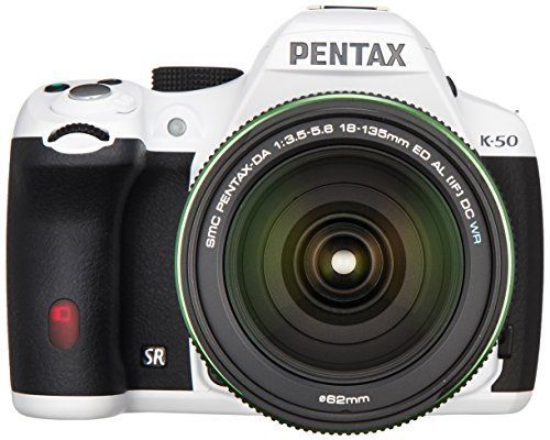 Digital Slr Ricoh Pentax K-50 Da18-135Mmwr 18-135Wr Kit White 10963