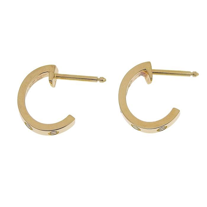 Cartier Earrings (For Both Ears) Sm B8028800 K18Yg 750 241100096430