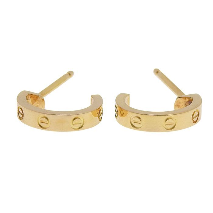 Cartier Earrings (For Both Ears) Sm B8028800 K18Yg 750 241100096430