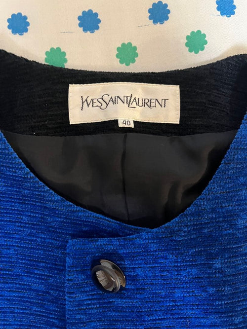 Yves Saint Laurent Collarless Jackets 40