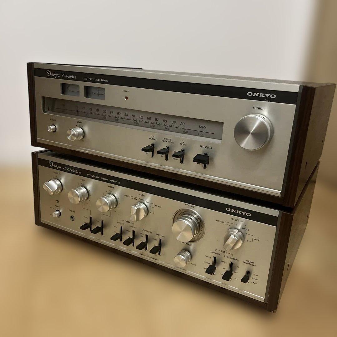 Onkyo Premium Amplifier A-722 N Ll/160 T-466 Ii. Set