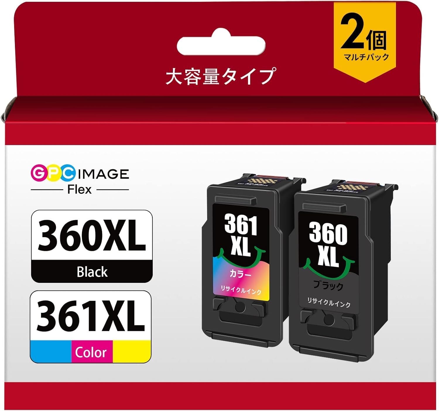 Ink Cartridge/Refilled Gpc Image Flex 360 361 Bc-360Xl 361Xl 35 Bc-360( 361(3