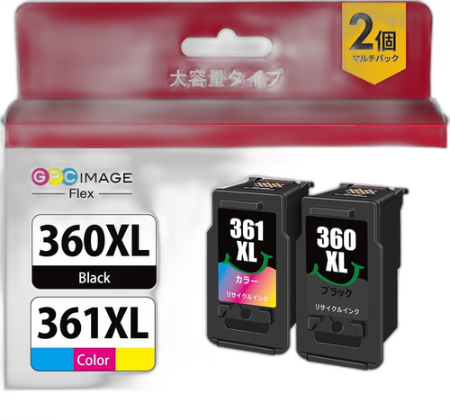 Ink Cartridge/Refilled Gpc Image Flex 360 361 Bc-360Xl 361Xl 35 Bc-360( 361(3