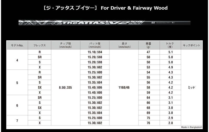 Ust Mamiya Shaft The Attas V2 4 [45.75