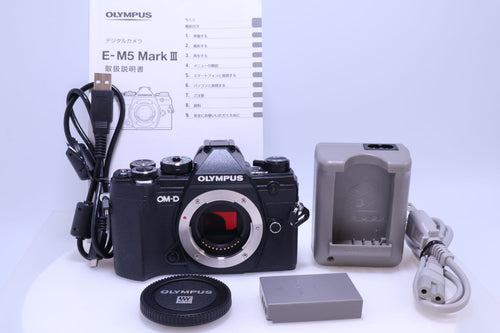 Olympus Mirrorless Interchangeable Lips 2,563 Om-D E-M5 Markiii (Black)(