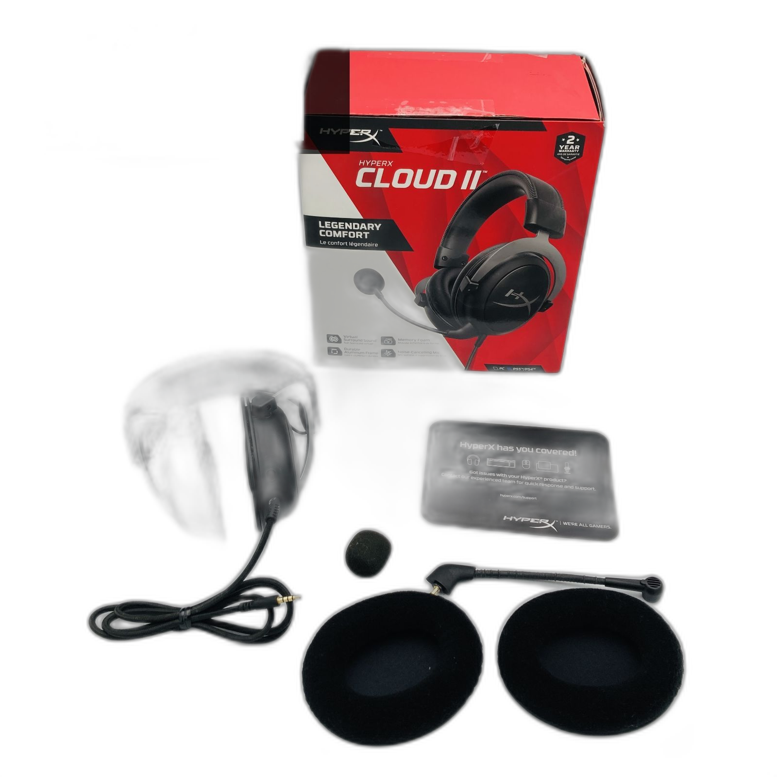 Gaming Headphone Headset Hyperx Cloud Ii 7.1 Usb Khx-Hscp-Gm 4P5L9Aa Pc Ps4 Ps5