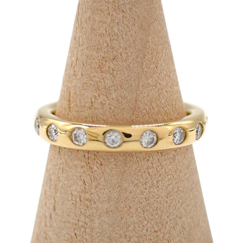 Tiffany Ring Co. 5 8P 750 K18 Yg 5007