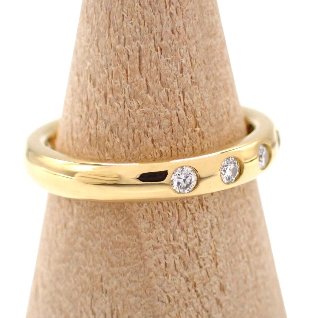 Tiffany Ring Co. 5 8P 750 K18 Yg 5007