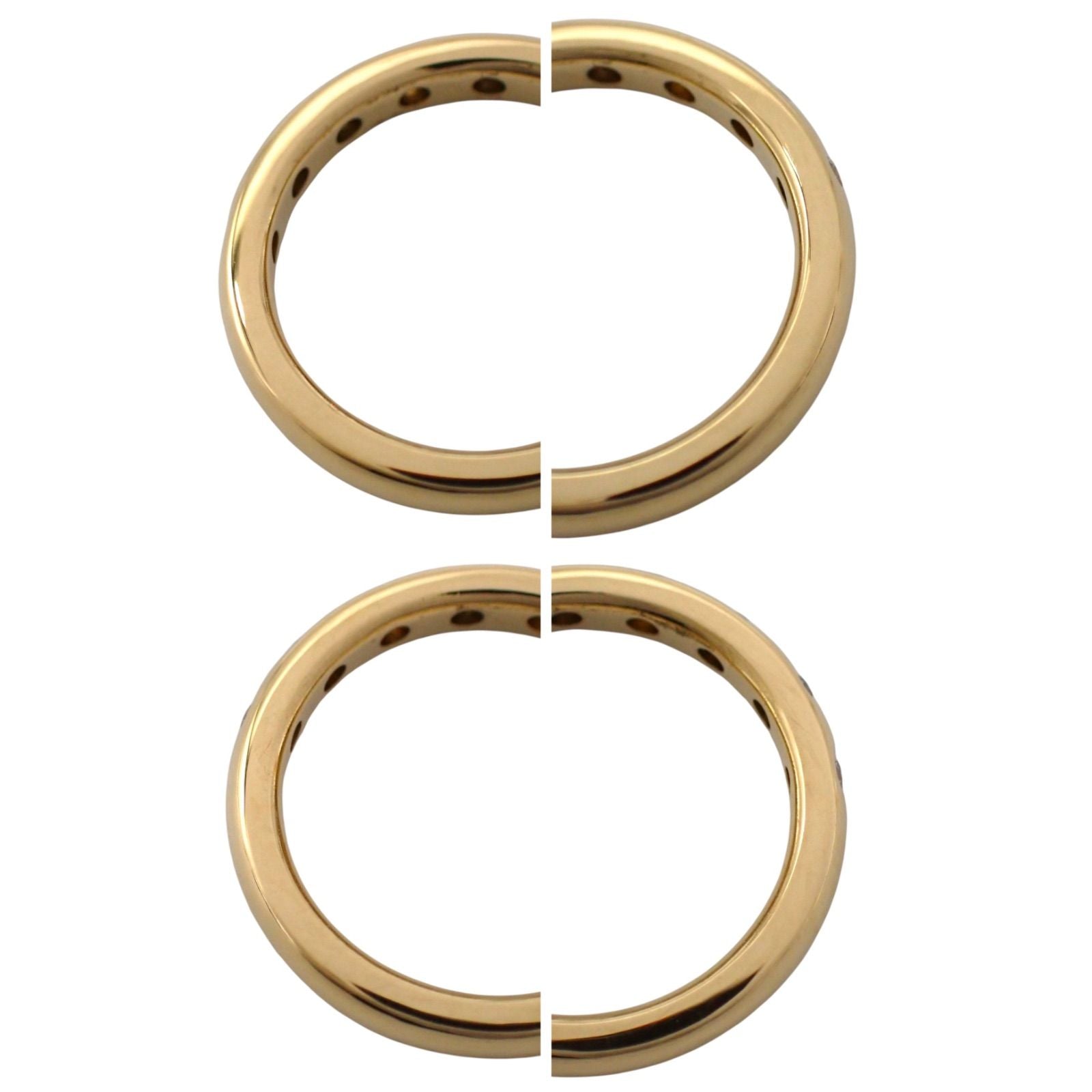 Tiffany Ring Co. 5 8P 750 K18 Yg 5007
