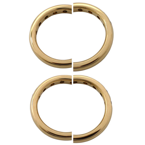 Tiffany Ring Co. 5 8P 750 K18 Yg 5007
