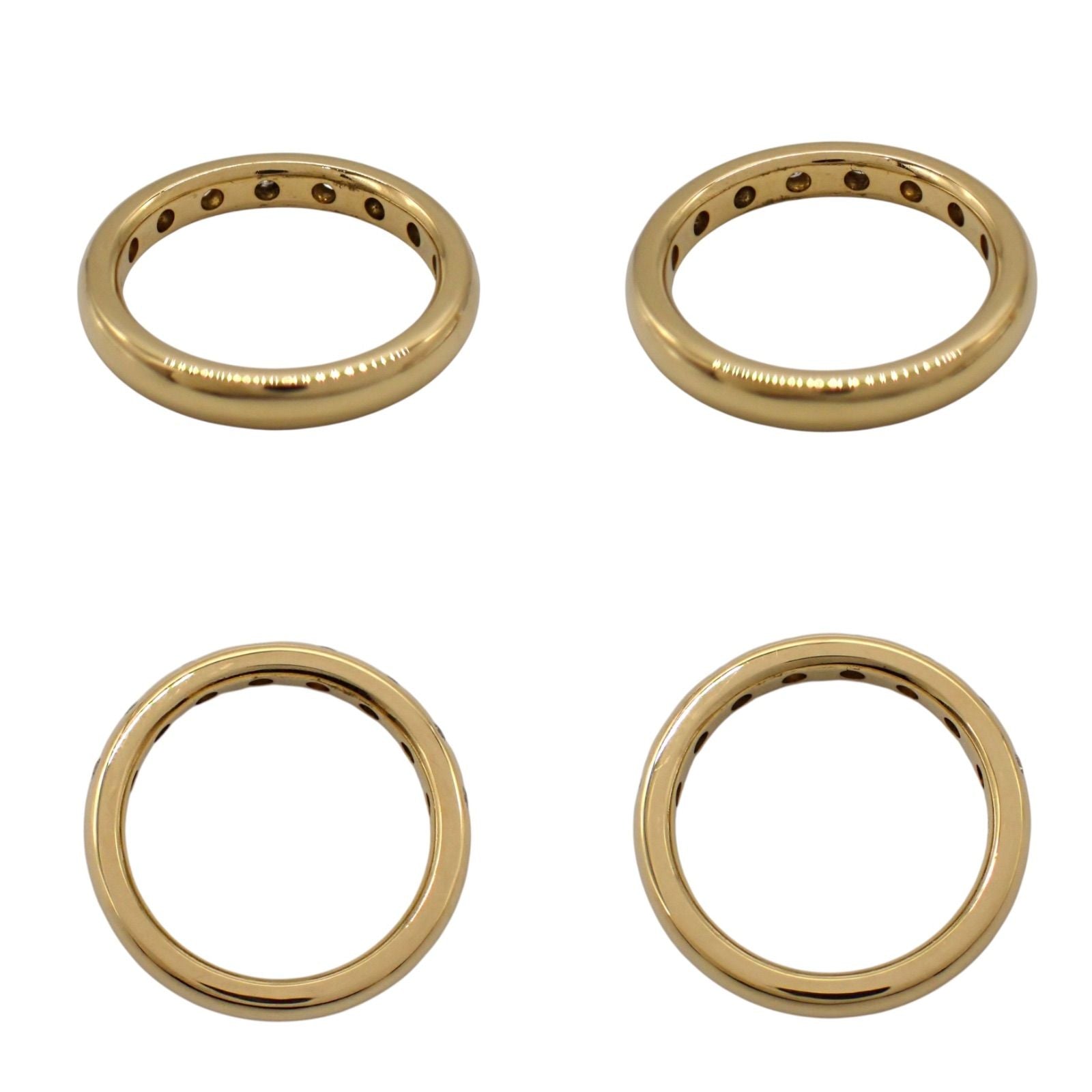 Tiffany Ring Co. 5 8P 750 K18 Yg 5007