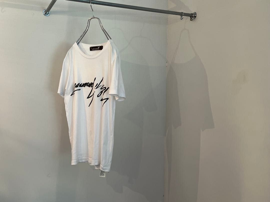 Ground Y T-Shirts Yohji Yamamoto Logo T-Shirt