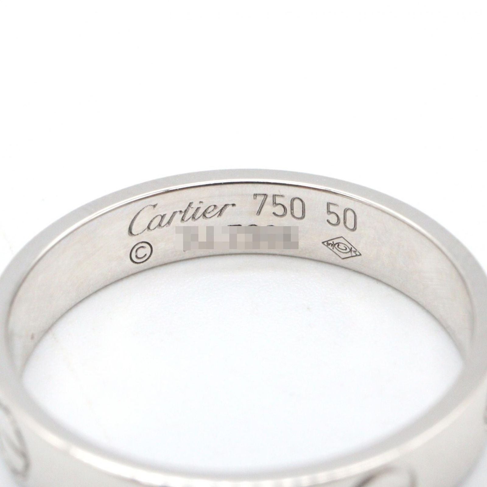 Cartier Ring K18Wg Used A