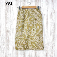 Yves Saint Laurent Tight Skirt 90S Ysl 100%