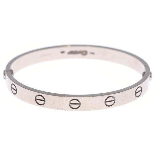Cartier Bangle Wristband K18Wg #16