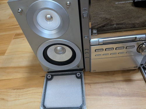 Cd Md Cassette Deck Panasonic Sa-Pm77Md
