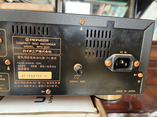 Pioneer Cd Sacd Player Rpd-500
