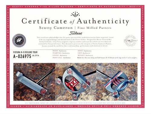 Scotty Cameron Putters /Coa T Futura X-S