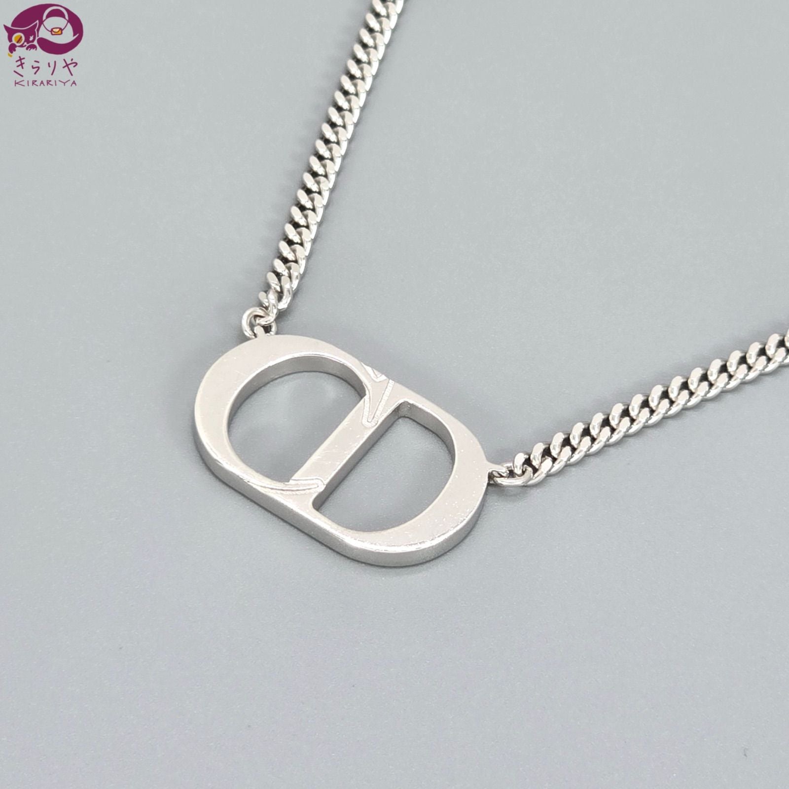 Christian Dior Necklace N1026Homst Cd Icon 53~55.5 Sv925
