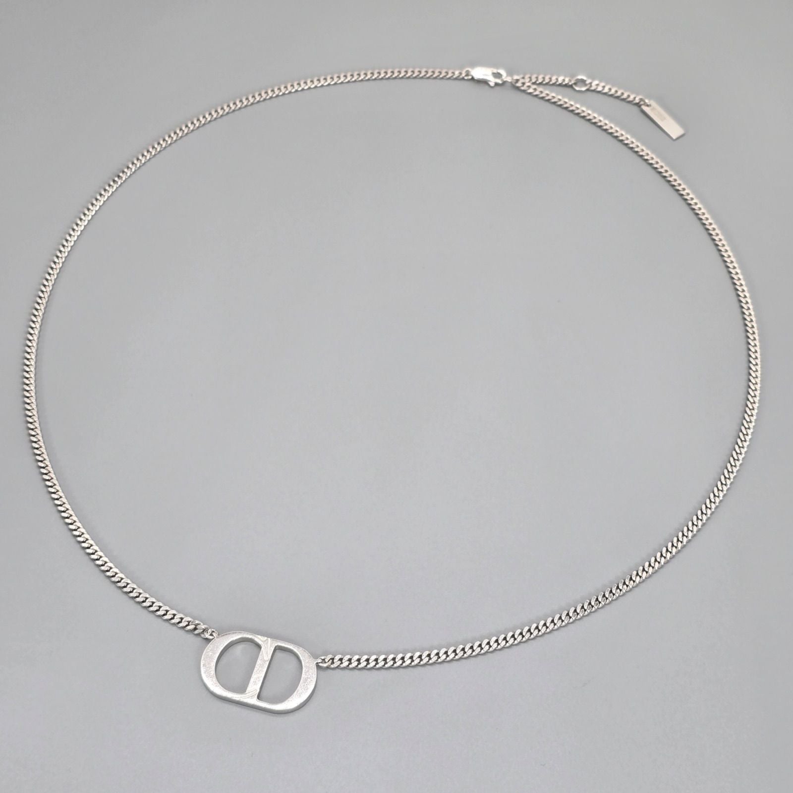 Christian Dior Necklace N1026Homst Cd Icon 53~55.5 Sv925
