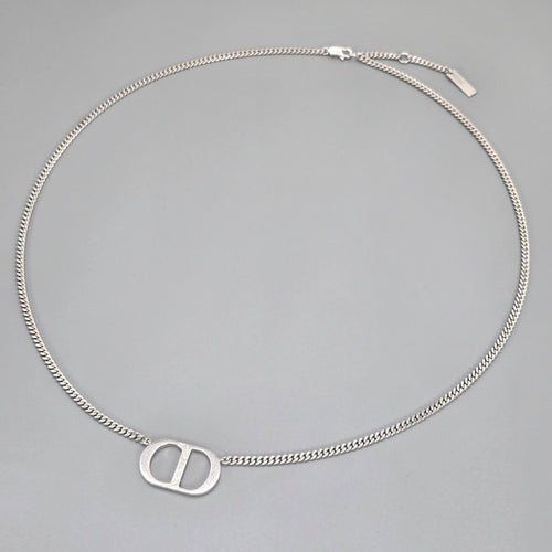 Christian Dior Necklace N1026Homst Cd Icon 53~55.5 Sv925