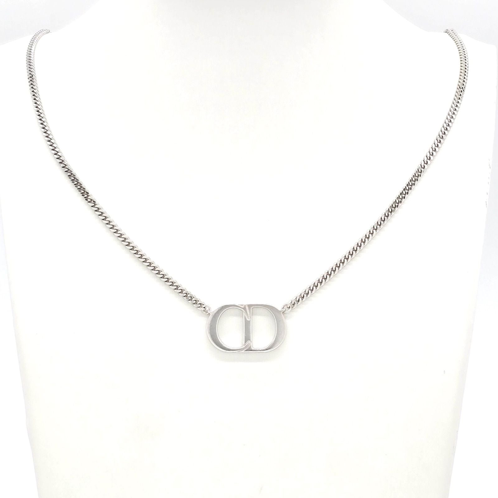 Christian Dior Necklace N1026Homst Cd Icon 53~55.5 Sv925