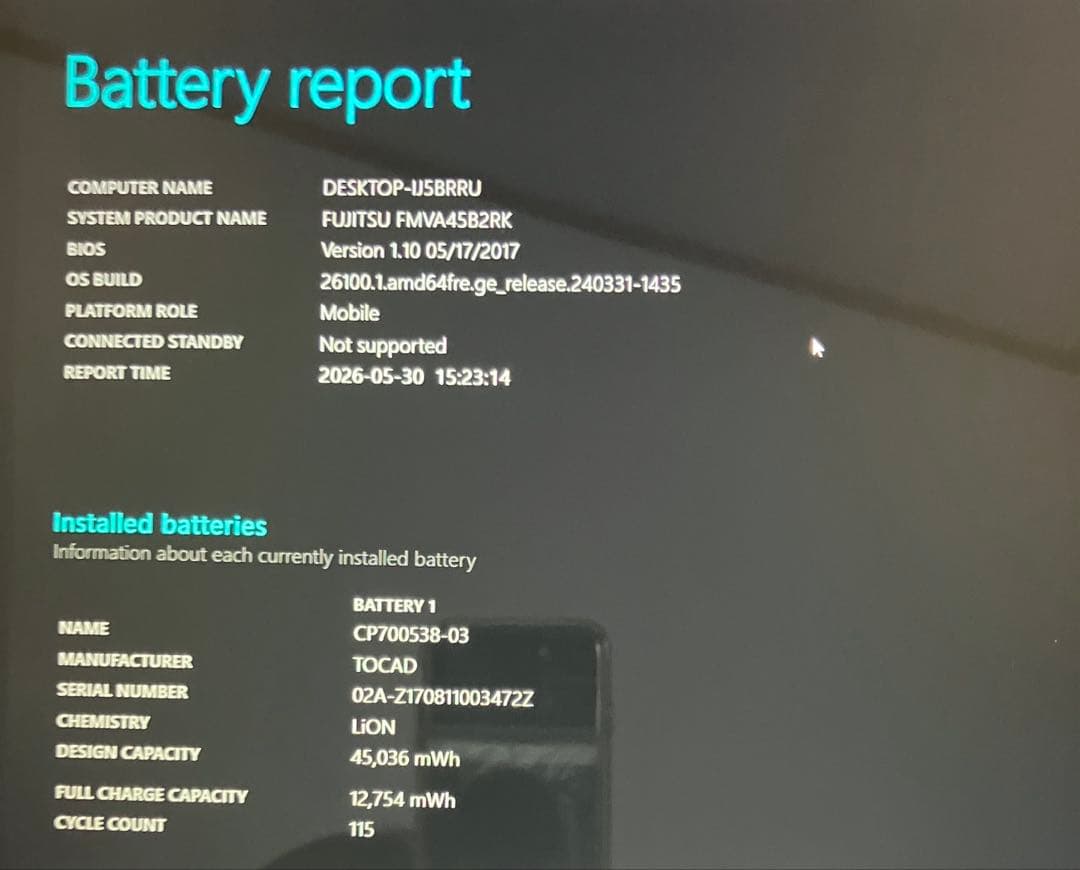 Fujitsu Windows Laptops Ssd 1Tb Lifebook Ah45/B2 Windows11